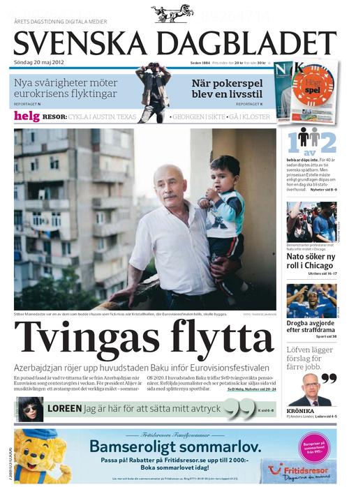 Svenska Dagbladet (May 2012)